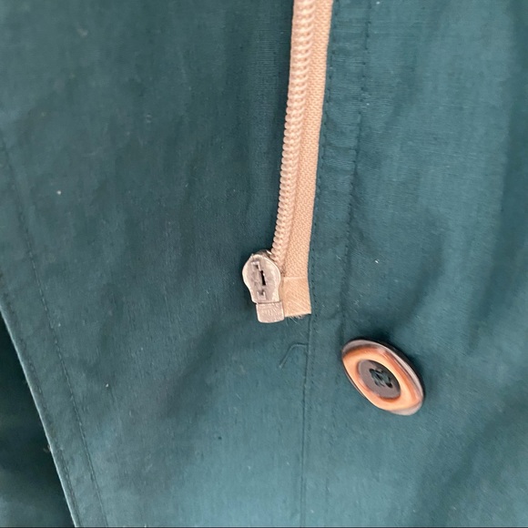 Green/ Dark Teal oversized french coat - Picture 5 of 9